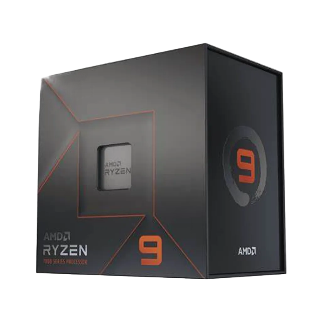 AMD Ryzen 9 processor box on a white background