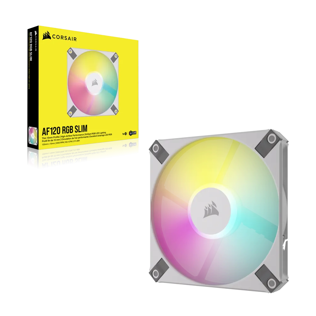 Corsair iCUE AF120 RGB SLIM 120mm PWM Fluid Dynamic Bearing Fan