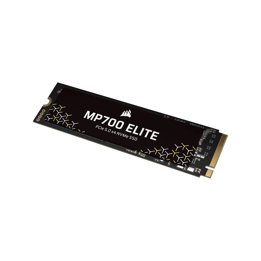 Corsair MP700 Elite SSD on a white background