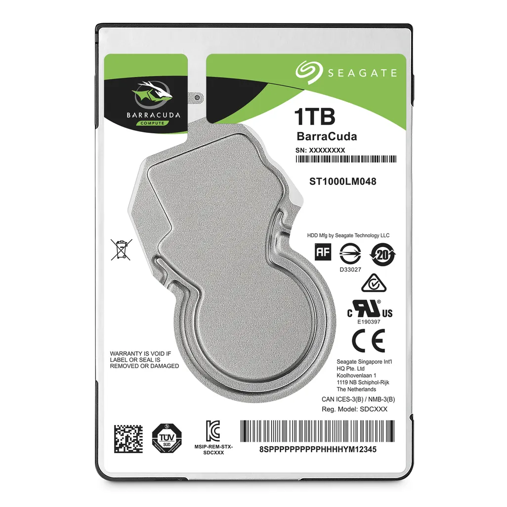 Seagate Barracuda 2.5" 1TB