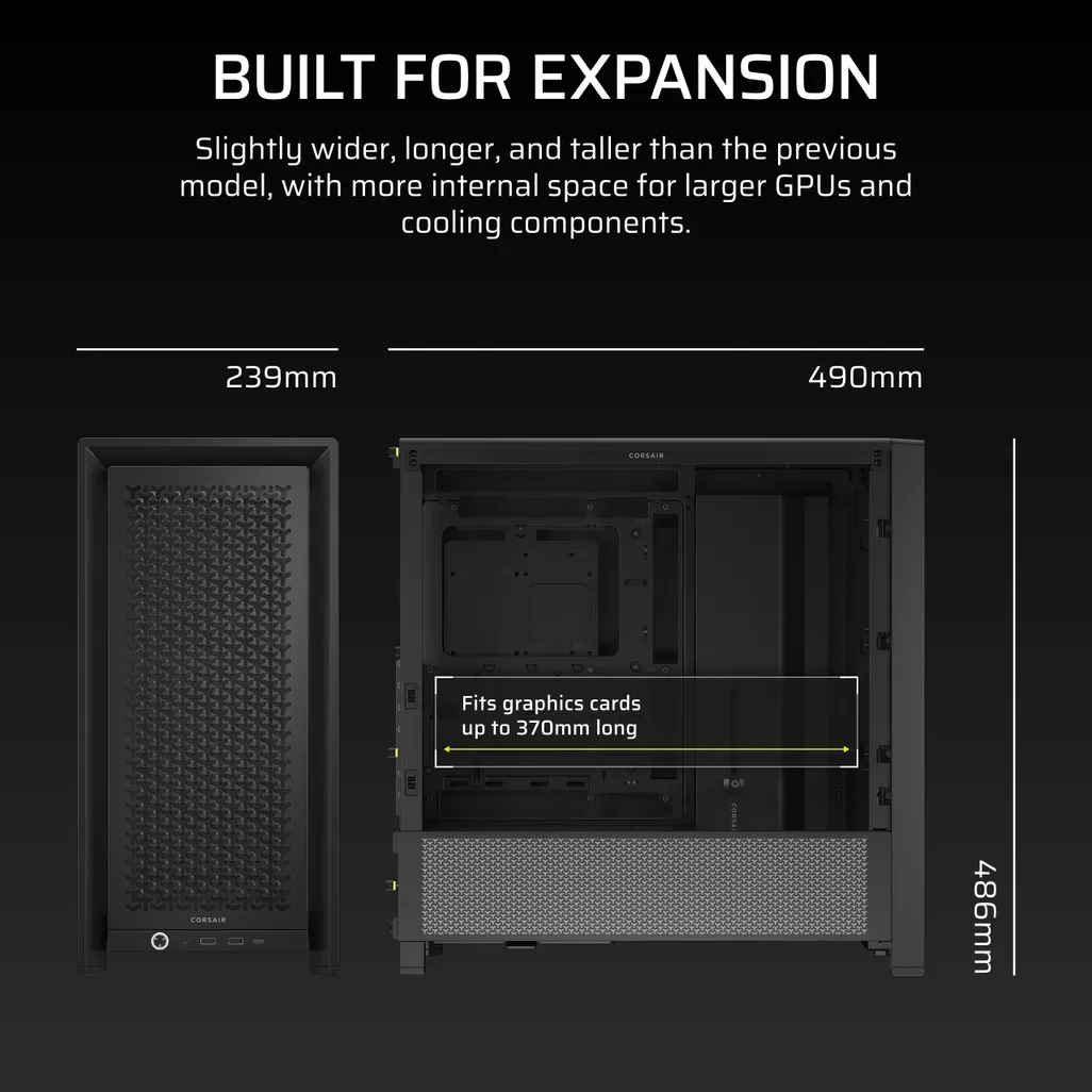 Corsair FRAME 4000D, Midi Tower