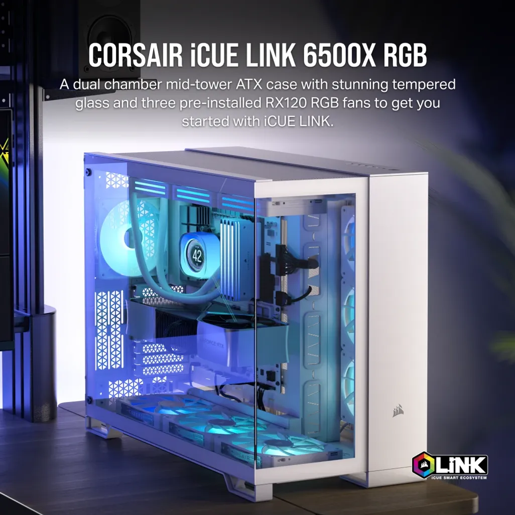 Corsair iCUE LINK 6500X RGB, Midi Tower