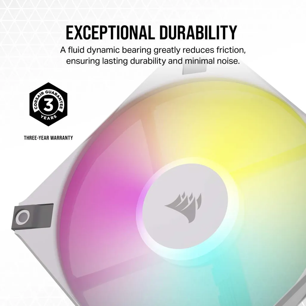 Corsair iCUE AF120 RGB SLIM 120mm PWM Fluid Dynamic Bearing Fan