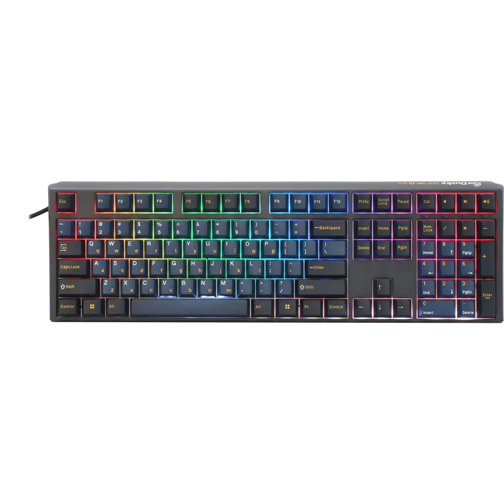 Ducky Keyboard One 3 Pro 100% Mechanical Keyboard Cherry MX2A Red